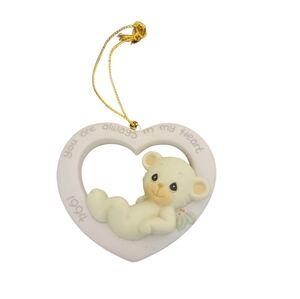 Precious Moments 1994 You Are Always In My Heart Bear Ornament Vintage Collector